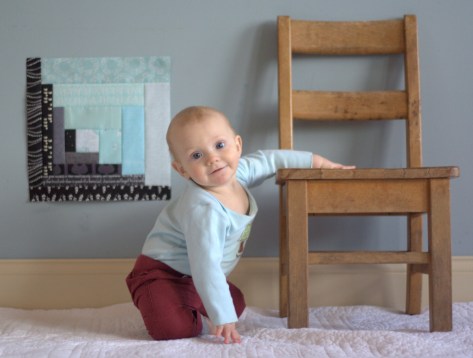 finn 8 month milestone quilt