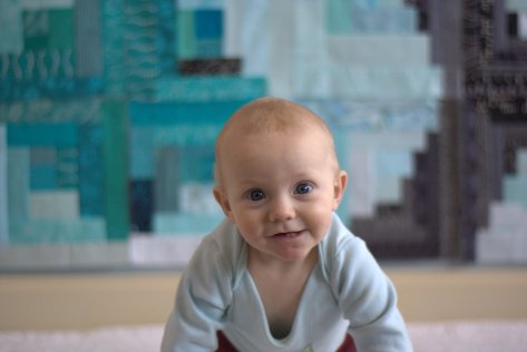 finn 8 month milestone quilt