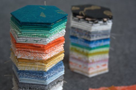 hexagons carolyn friedlander fabric