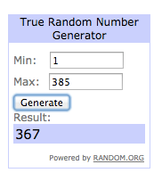random generator winner