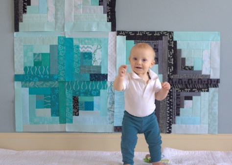 finn 10 months milestone quilt