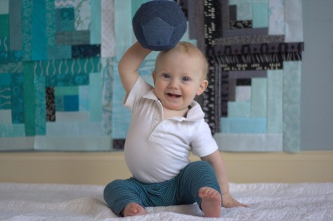 finn 10 months milestone quilt