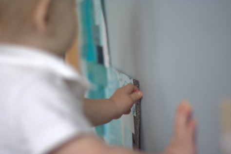 finn 10 months milestone quilt