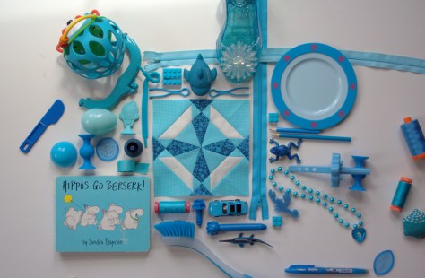 colour block challenge by gnomeangel turquoise 