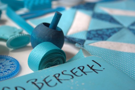 colour block challenge by gnomeangel turquoise ribbon boynton