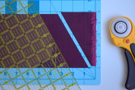 equilateral triangle cutting with mat vesuvius quilt tutorial