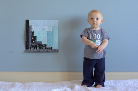 milestone quilt finn 11 months