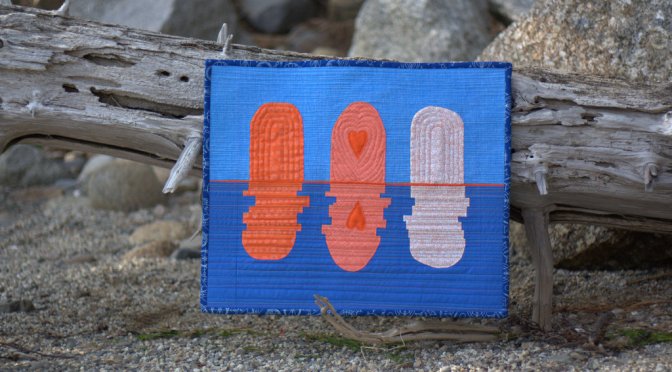 Let Your Heart Shine True: A Mini Quilt Finish