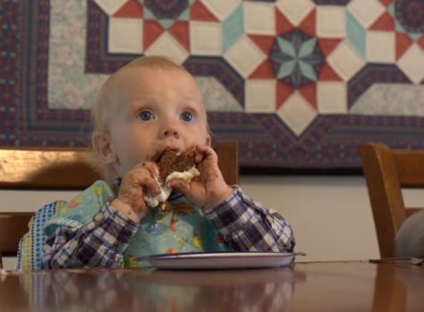 finn 1 year old birthday milestone quilt