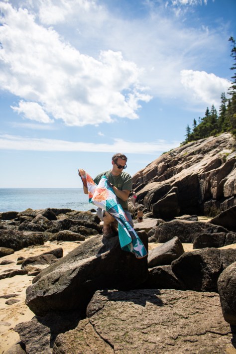 quilter's planner photography outtake karen lewis quilt acadia maine