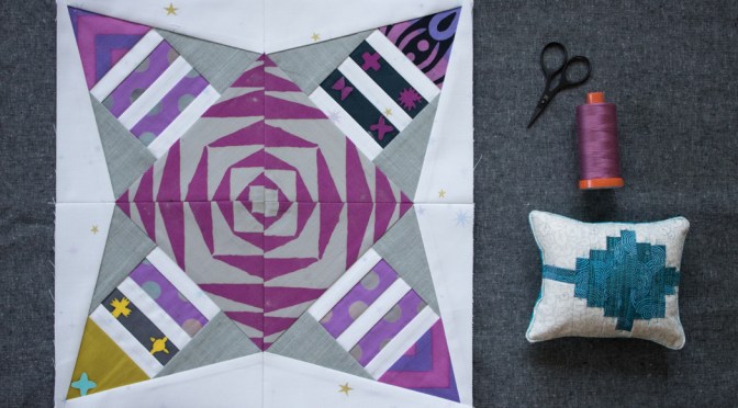 Foundation Paper Piecing Tutorial on Andover Fabrics’ Blog