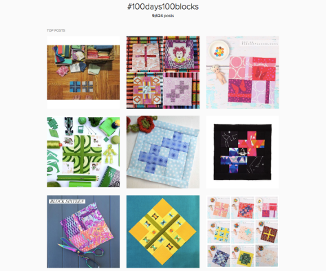 100 days 100 blocks peek