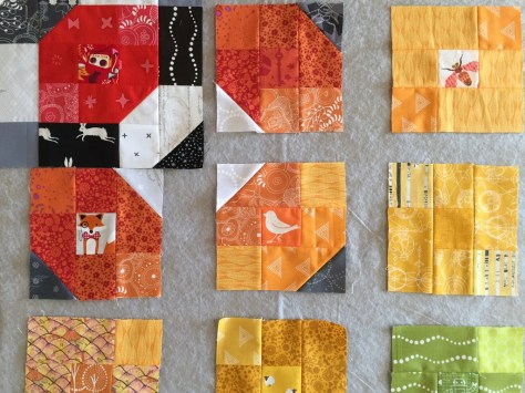eye spy picnic plaid rainbow quilt