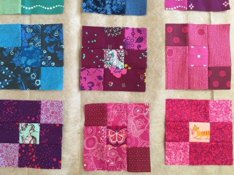 eye spy picnic plaid rainbow quilt