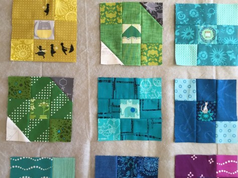 eye spy picnic plaid rainbow quilt