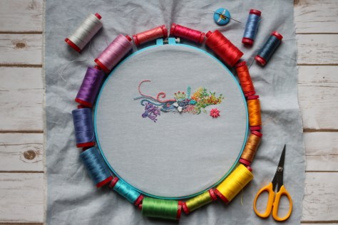 night quilter 1 year of stitches month 1