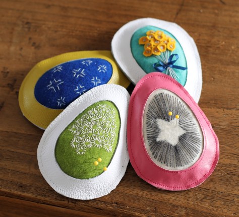 easter egg pincushion tutorial by hillary and kitty