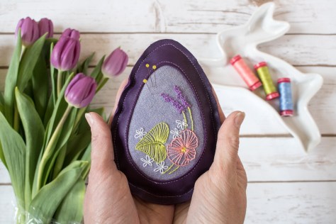 easter egg pincushion tutorial by hillary and kitty