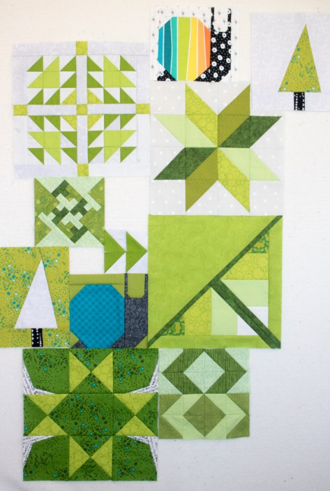 snail and low volumes worked into greenery