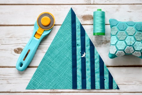 block construction modern triangle blog hop book tour