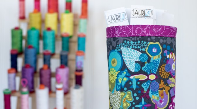 Fabric Skinny Bin Tutorial & Auribuzz Guest Post