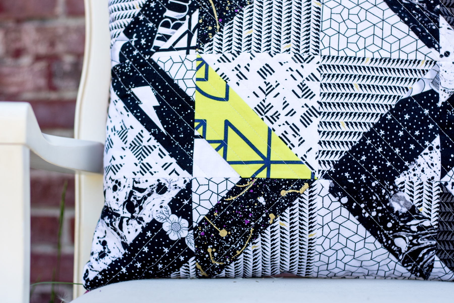 libs elliott arrow point path pillow gift detail