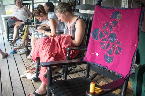 alison glass slow stitching retreat a gathering of stitches