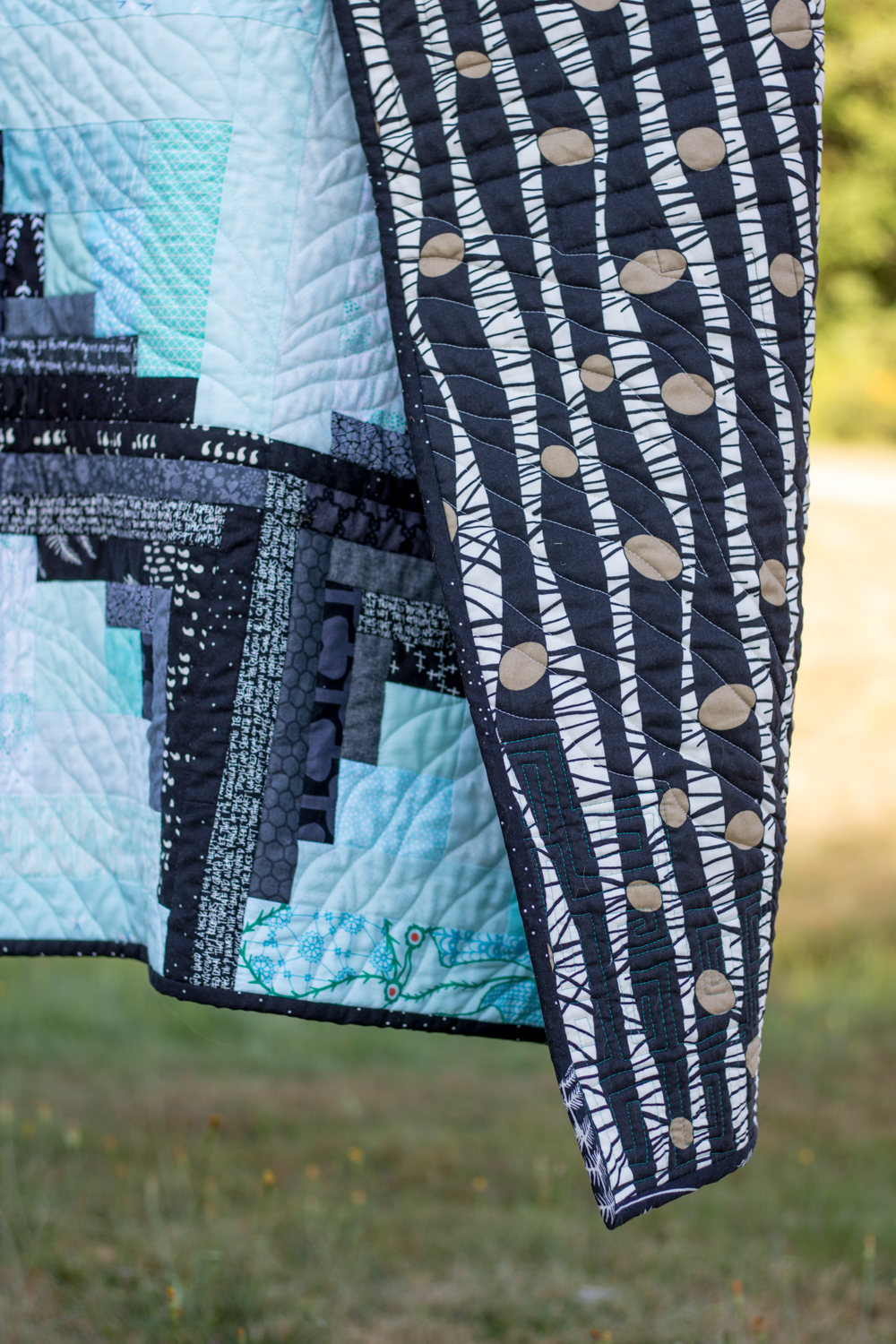 Finn's Milestone quilt finish