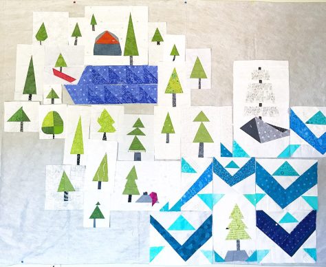 summer adventure quilt progress