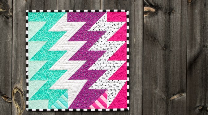 Panache Mini Quilt Finish: Superbolt!