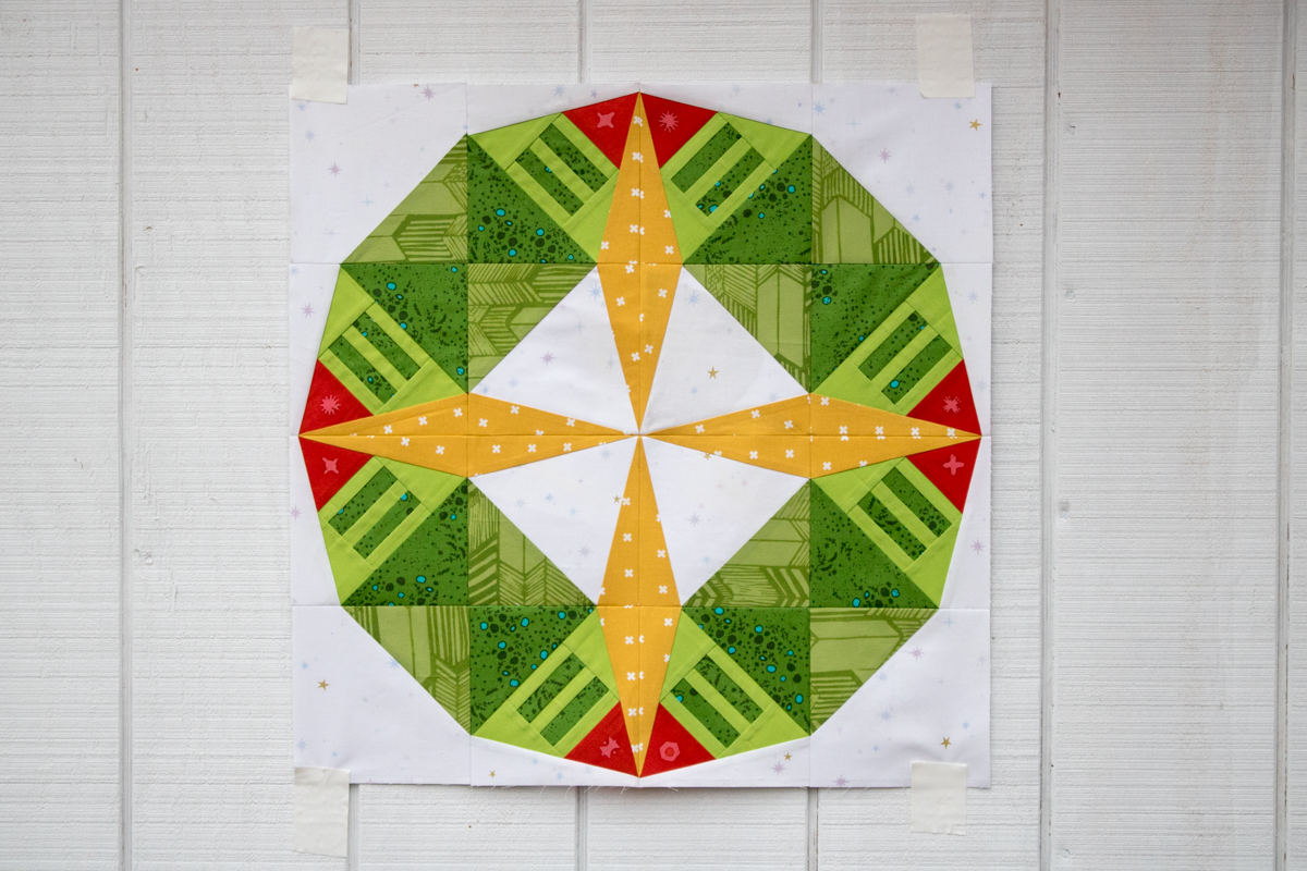 constant flux christmas foundation paper pieced pattern