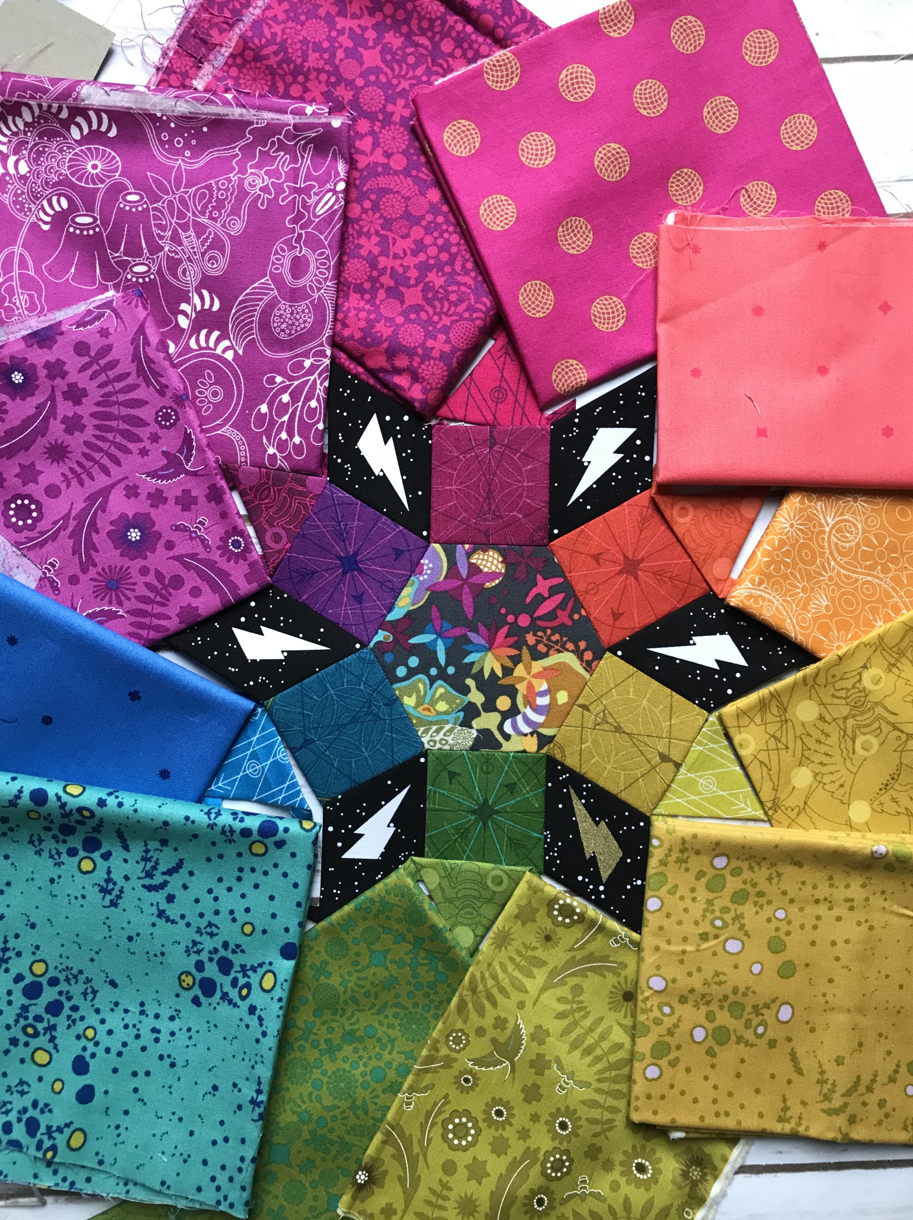 auditioning alison glass fabrics epp mandolin