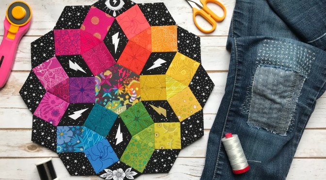 Stitching on the Go: EPP & Visible Mending