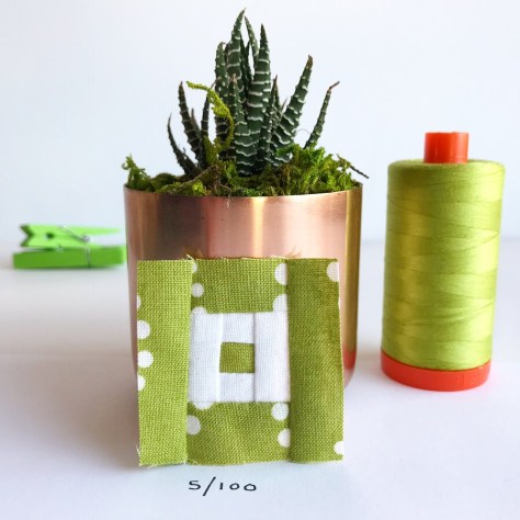 #100daysofsewsmaller tiny sewing quilting