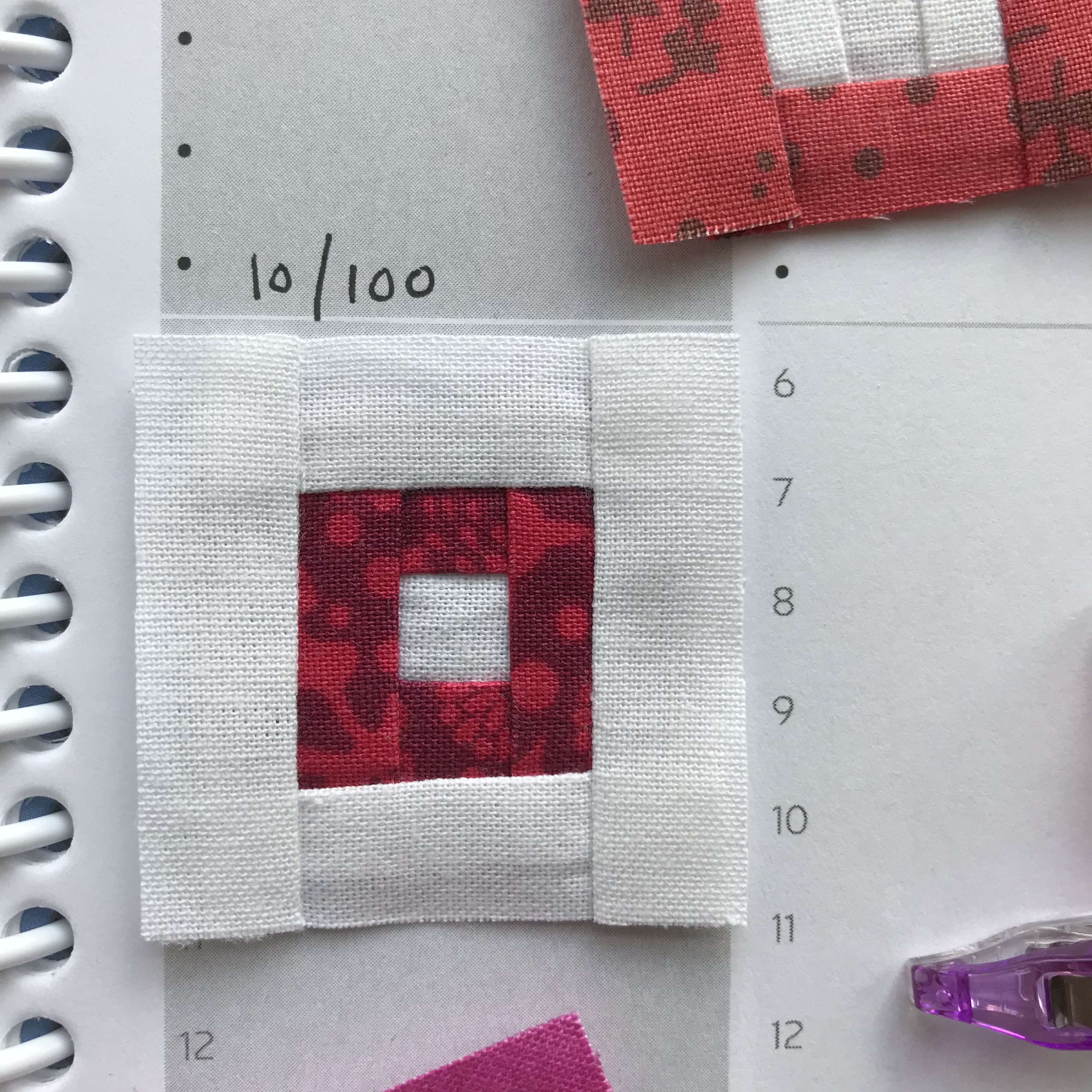#100daysofsewsmaller tiny sewing quilting