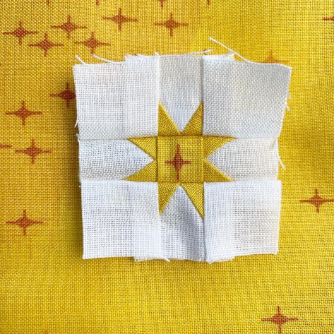 sew tiny sampler quantum fabric fussy cutting