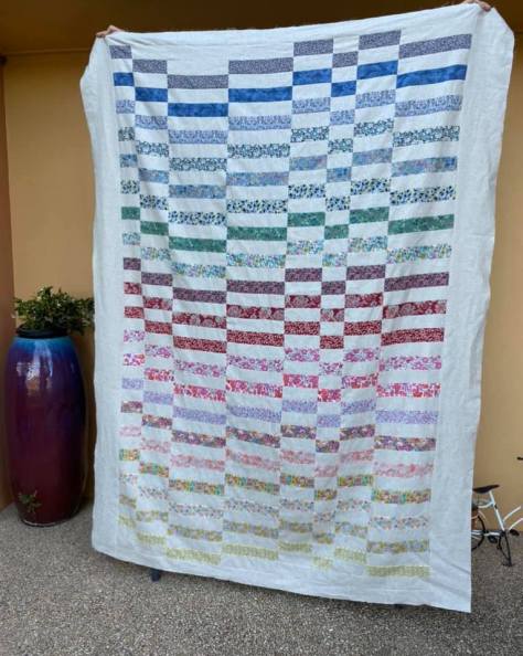 Debbie Griffiths Twin Staggered Liberty fabrics
