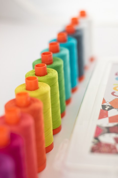 aurifil thread color crush quliting collection nightquilter